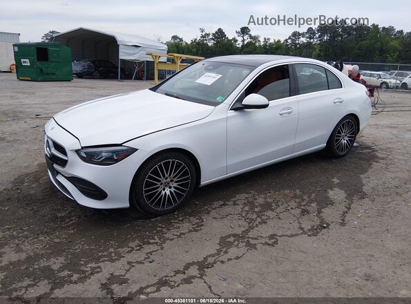 W1KAF4HB1NR061074 2022 MERCEDES-BENZ C-CLASS Белый Передняя левая четверть