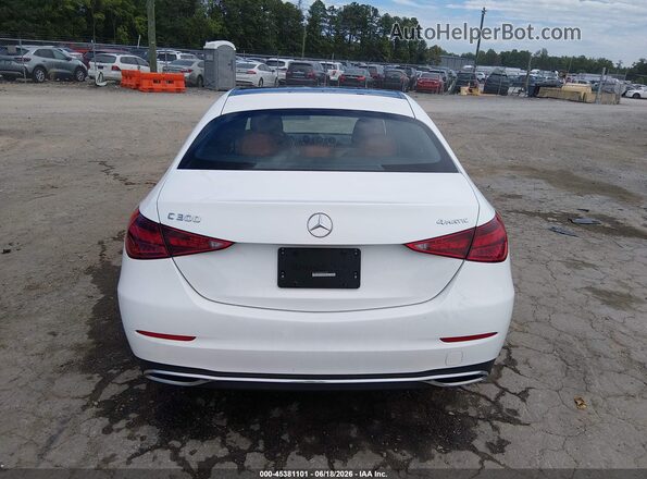 W1KAF4HB1NR061074 2022 MERCEDES-BENZ C-CLASS Белый 