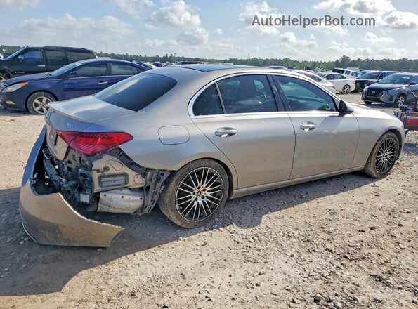 W1KAF4HB2NR016371 2022 MERCEDES-BENZ C Silver Rear right