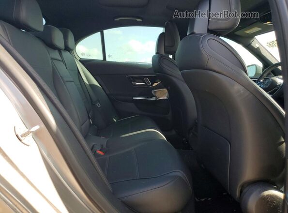 W1KAF4HB2NR016371 2022 MERCEDES-BENZ C Silver Rear seats view