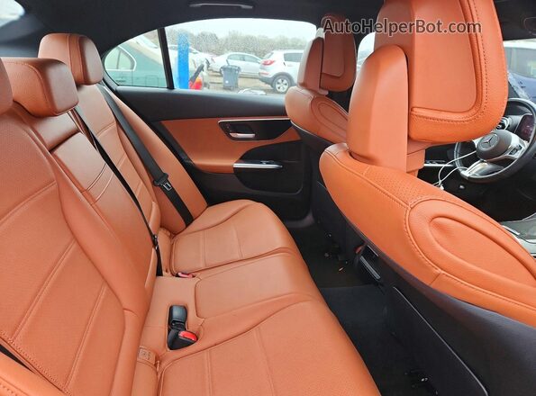 W1KAF4HB2NR061584 2022 MERCEDES-BENZ C Black Rear seats view