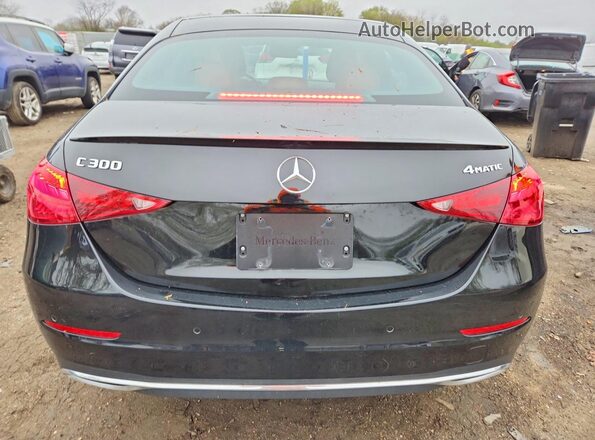 W1KAF4HB2NR061584 2022 MERCEDES-BENZ C Black Rear view