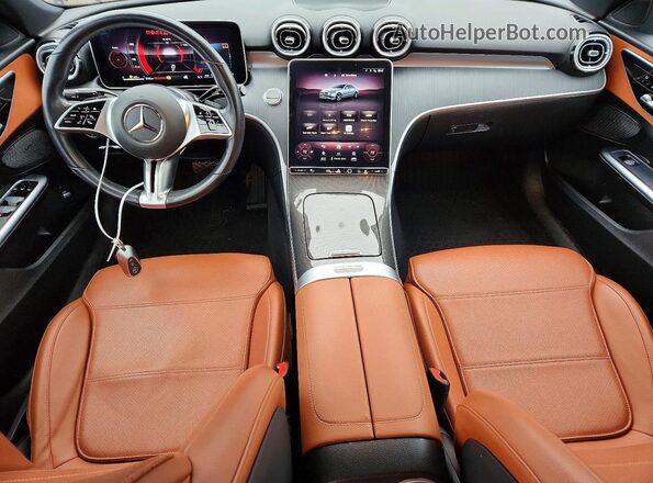 W1KAF4HB2NR061584 2022 MERCEDES-BENZ C Black Dashboard view