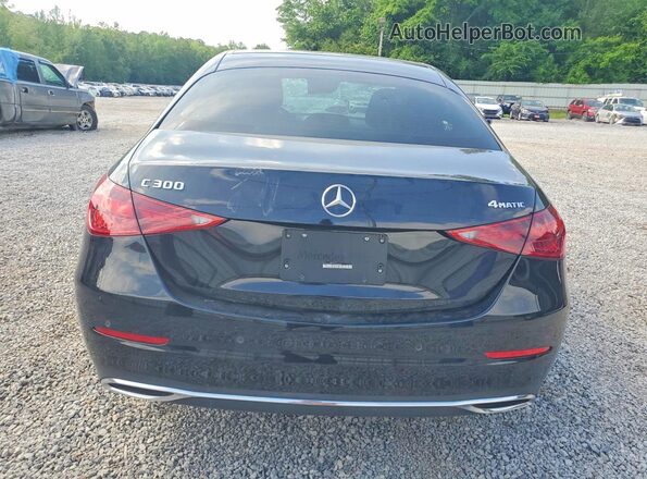 W1KAF4HB2PR094622 2023 MERCEDES-BENZ C Black Widok z tyłu