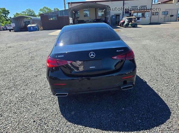 W1KAF4HB2PR152986 2023 MERCEDES-BENZ C Black Widok z tyłu