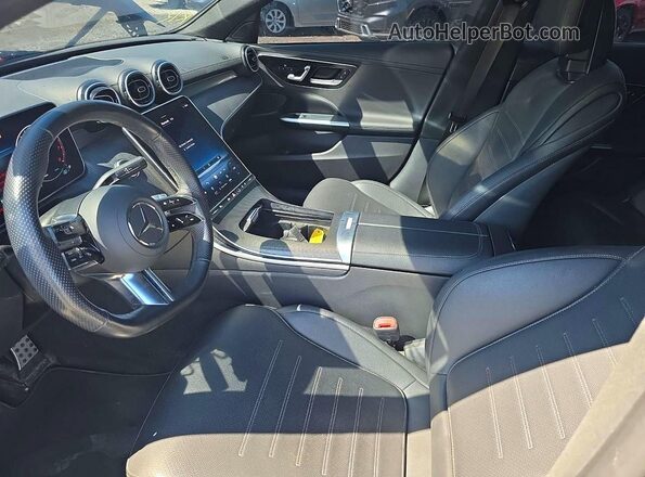 W1KAF4HB2PR152986 2023 MERCEDES-BENZ C Black Widok wnętrza z przodu