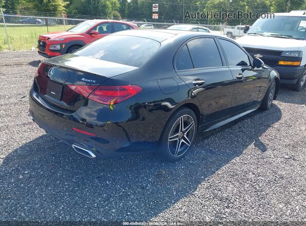 W1KAF4HB2RR202093 2024 MERCEDES-BENZ C-CLASS Black Հետևի աջ