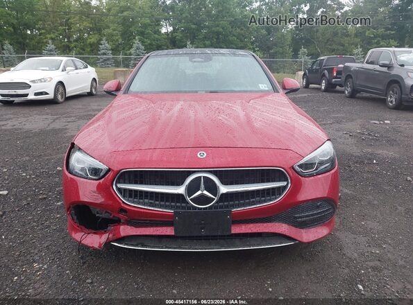 W1KAF4HB2RR227169 2024 MERCEDES-BENZ C-CLASS Red ხელსაწყოთა პანელის ხედი