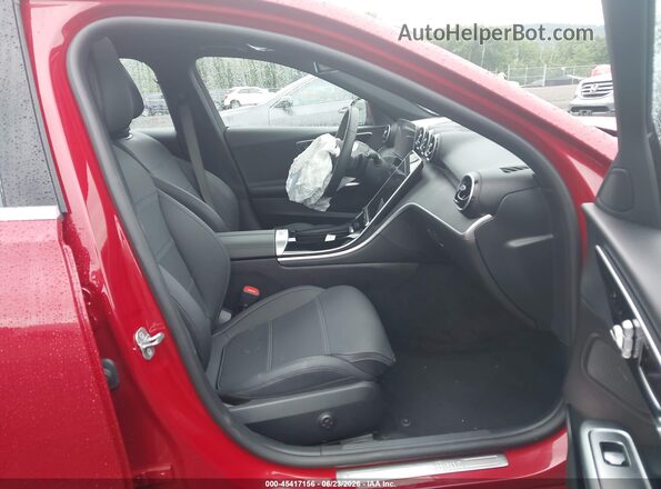 W1KAF4HB2RR227169 2024 MERCEDES-BENZ C-CLASS Red წინა სალონის ხედი
