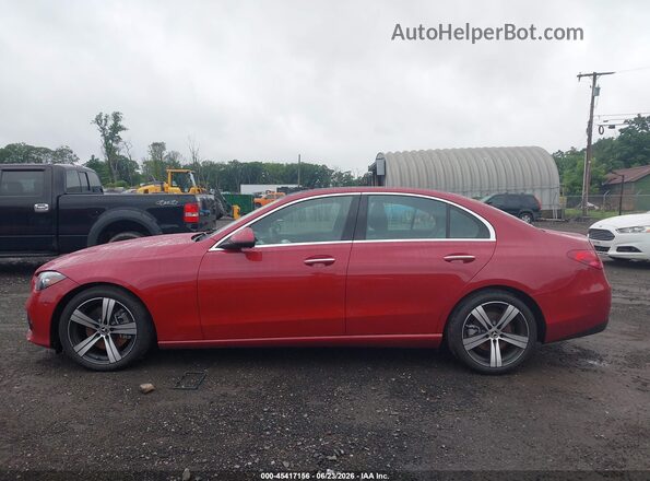 W1KAF4HB2RR227169 2024 MERCEDES-BENZ C-CLASS Red სალონის 360-გრადუსიანი ხედი