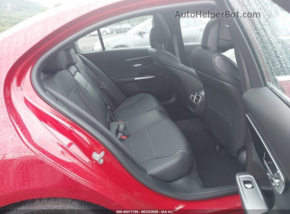 W1KAF4HB2RR227169 2024 MERCEDES-BENZ C-CLASS Red VIN კოდის სტიკერის ხედი