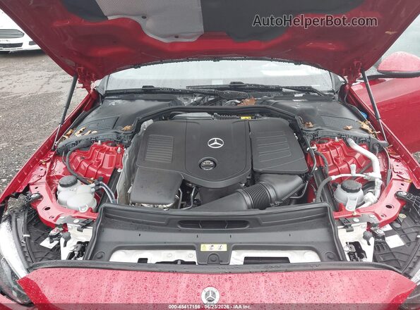 W1KAF4HB2RR227169 2024 MERCEDES-BENZ C-CLASS Red უკანა ხედი