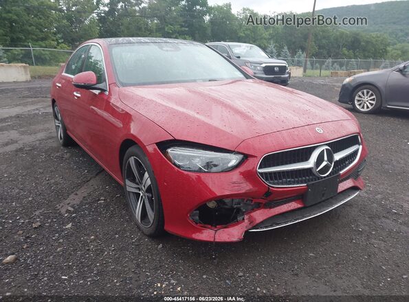 W1KAF4HB2RR227169 2024 MERCEDES-BENZ C-CLASS Red წინა ხედი