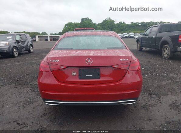 W1KAF4HB2RR227169 2024 MERCEDES-BENZ C-CLASS Red 