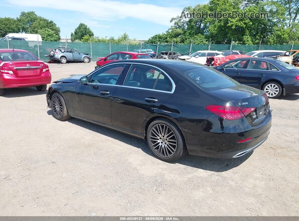 W1KAF4HB3NR041568 2022 MERCEDES-BENZ C-CLASS Black Tył lewy