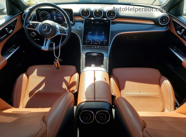 W1KAF4HB3PR085542 2023 MERCEDES-BENZ C White Widok deski rozdzielczej