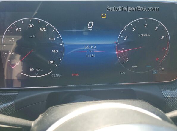 W1KAF4HB3PR085542 2023 MERCEDES-BENZ C White Widok zestawu wskaźników
