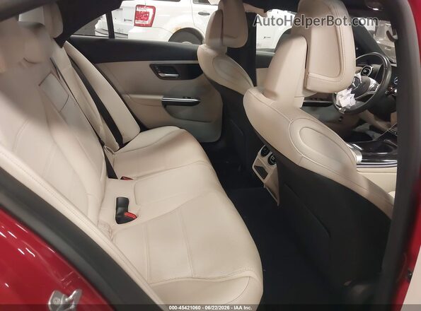 W1KAF4HB3RR187345 2024 MERCEDES-BENZ C-CLASS Red Вид наклейки з VIN-кодом