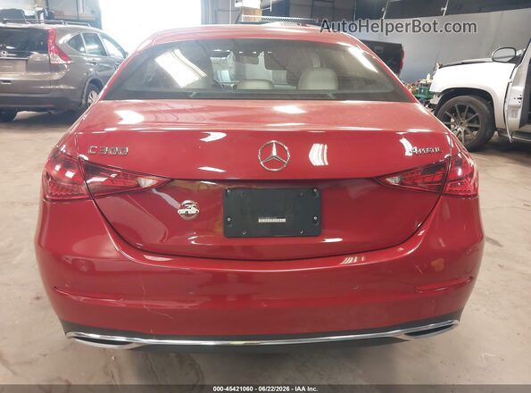 W1KAF4HB3RR187345 2024 MERCEDES-BENZ C-CLASS Red 