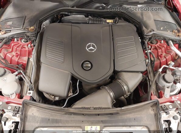 W1KAF4HB3RR187345 2024 MERCEDES-BENZ C-CLASS Red Вид ззаду