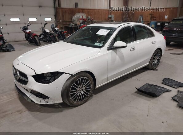 W1KAF4HB4RR157030 2024 MERCEDES-BENZ C-CLASS White Առջևի ձախ երեք քառորդ տեսարան