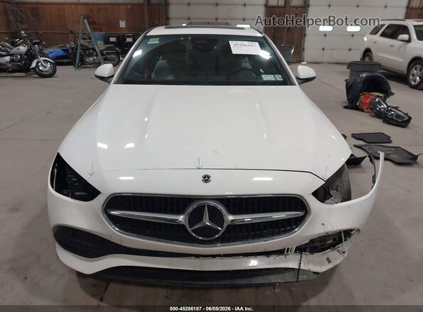 W1KAF4HB4RR157030 2024 MERCEDES-BENZ C-CLASS White Սալոնի հետևի տեսք