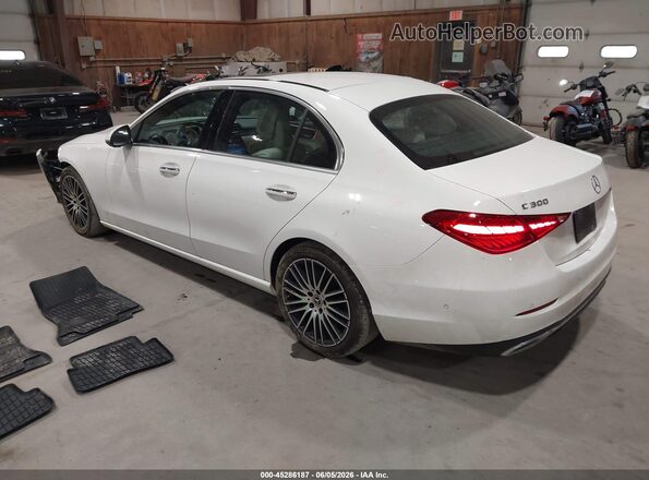 W1KAF4HB4RR157030 2024 MERCEDES-BENZ C-CLASS White Հետևի ձախ
