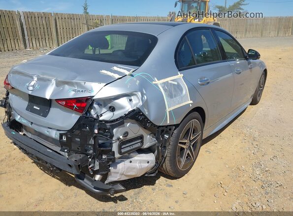 W1KAF4HB4RR227867 2024 MERCEDES-BENZ C-CLASS Silver Tył prawy