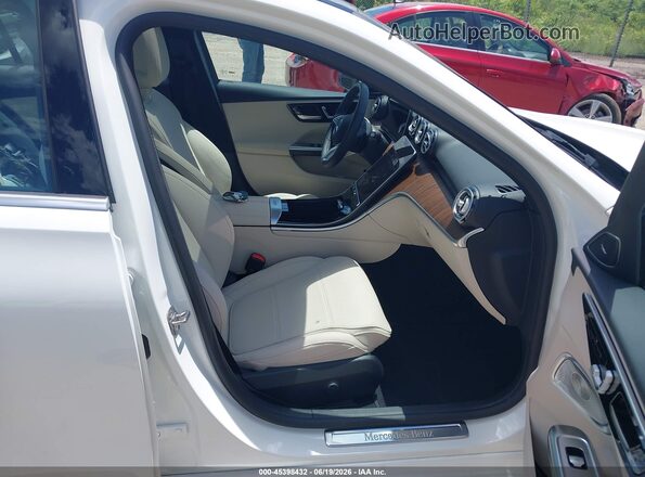 W1KAF4HB4SR292921 2025 MERCEDES-BENZ C-CLASS White წინა სალონის ხედი