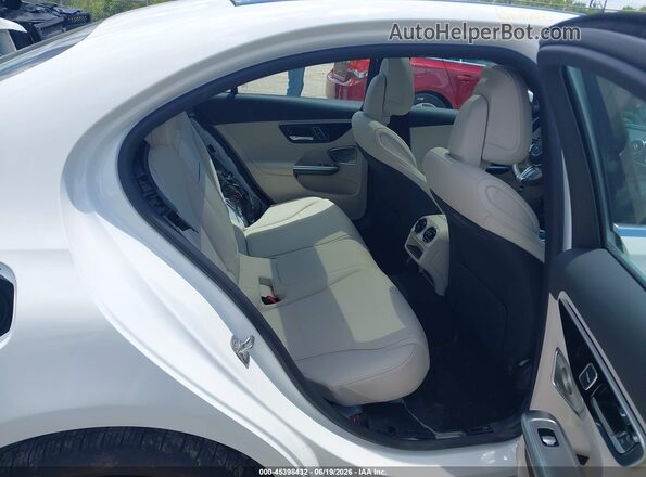 W1KAF4HB4SR292921 2025 MERCEDES-BENZ C-CLASS White VIN კოდის სტიკერის ხედი