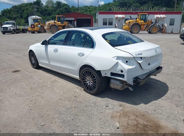 W1KAF4HB4SR292921 2025 MERCEDES-BENZ C-CLASS White უკანა მარცხენა