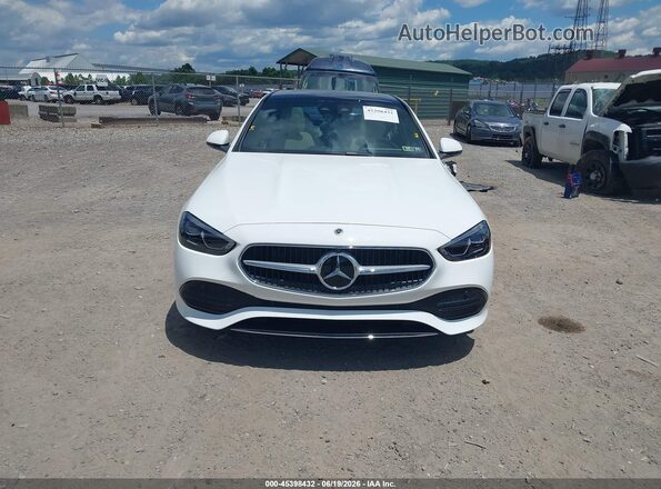 W1KAF4HB4SR292921 2025 MERCEDES-BENZ C-CLASS White უკანა სალონის ხედი