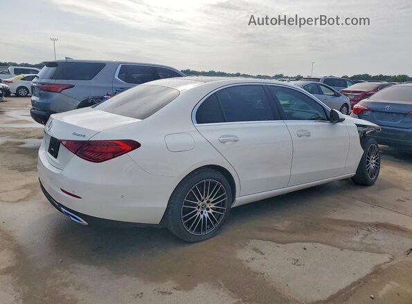 W1KAF4HB6TR320977 2026 MERCEDES-BENZ C White Задня права чверть