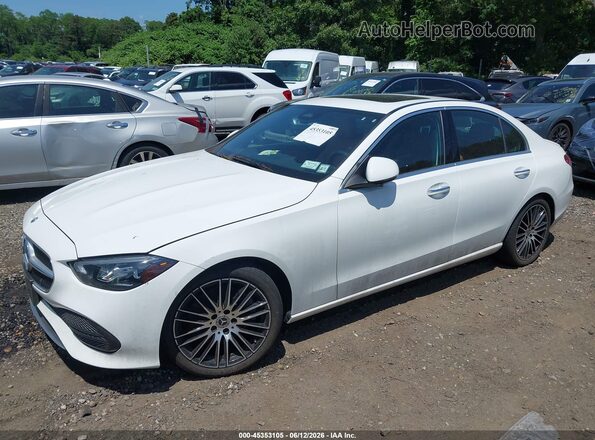 W1KAF4HB7PR069666 2023 MERCEDES-BENZ C-CLASS White Առջևի ձախ երեք քառորդ տեսարան