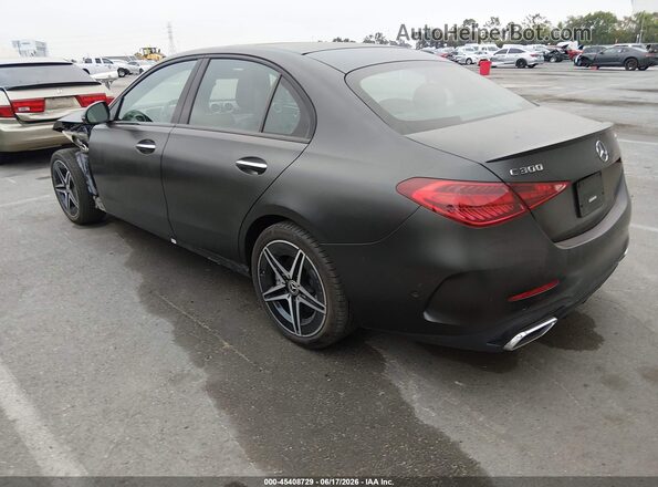 W1KAF4HB7RR218595 2024 MERCEDES-BENZ C-CLASS Черный Задняя левая четверть