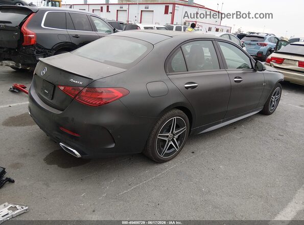 W1KAF4HB7RR218595 2024 MERCEDES-BENZ C-CLASS Черный Задняя правая четверть