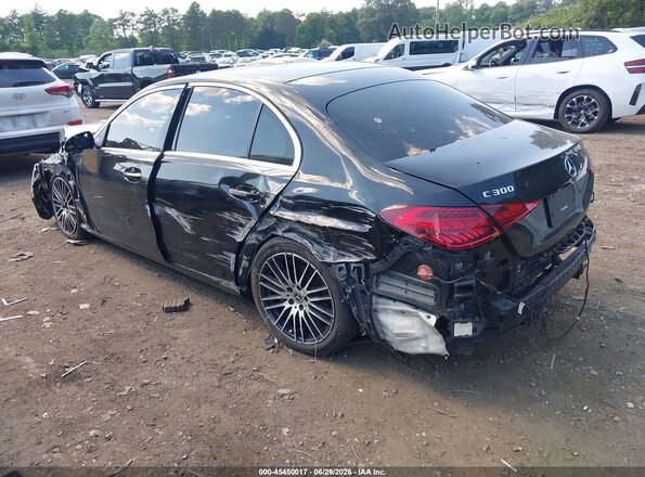 W1KAF4HB8NR040612 2022 MERCEDES-BENZ C-CLASS Black Задня ліва чверть