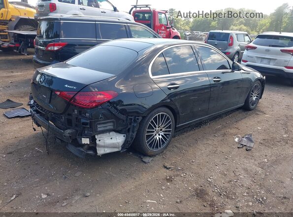 W1KAF4HB8NR040612 2022 MERCEDES-BENZ C-CLASS Black Задня права чверть
