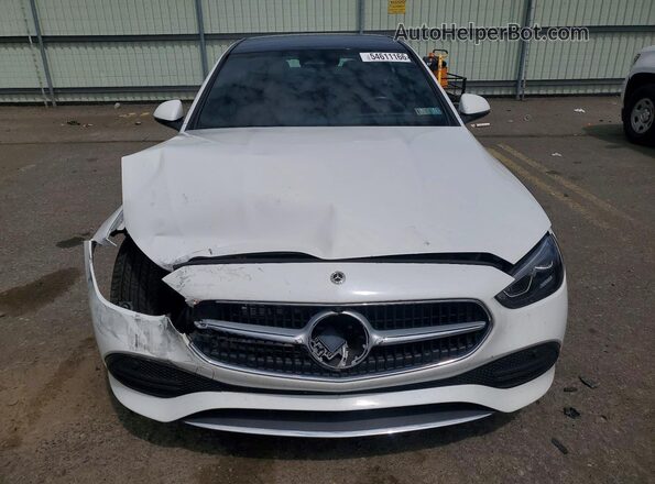 W1KAF4HB8NR049536 2022 MERCEDES-BENZ C White Vista frontal