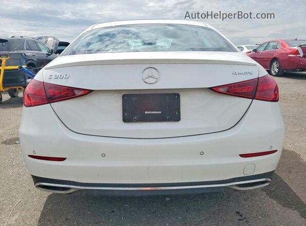 W1KAF4HB8NR049536 2022 MERCEDES-BENZ C White Vista trasera