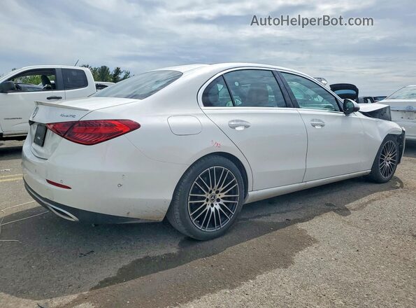 W1KAF4HB8NR049536 2022 MERCEDES-BENZ C White Trasero derecho