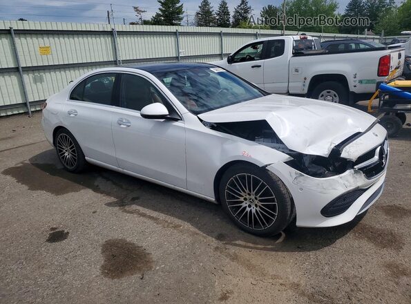 W1KAF4HB8NR049536 2022 MERCEDES-BENZ C White Delantero derecho