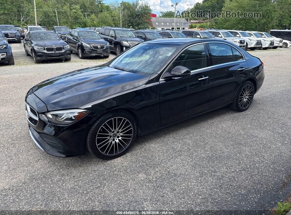 W1KAF4HB8PR077985 2023 MERCEDES-BENZ C-CLASS Black Vista tres cuartos delantera izquierda