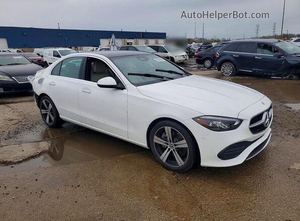 W1KAF4HB8RR173800 2024 MERCEDES-BENZ C White Передня права чверть