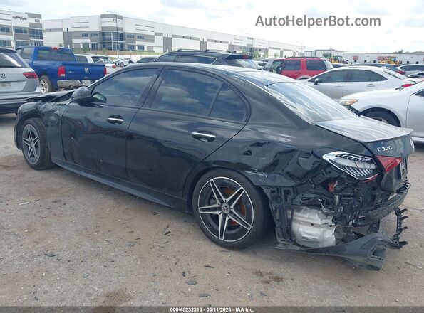 W1KAF4HB8RR221604 2024 MERCEDES-BENZ C-CLASS Черный Задняя левая четверть