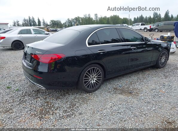 W1KAF4HBXPR122330 2023 MERCEDES-BENZ C-CLASS Black Հետևի աջ