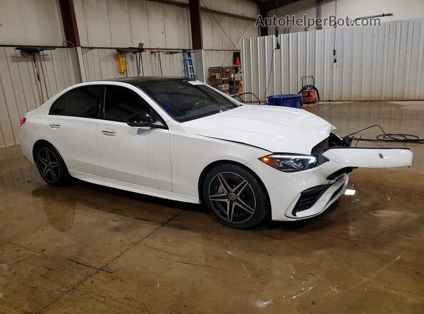 W1KAF4HBXPR123476 2023 MERCEDES-BENZ C White Передня права чверть