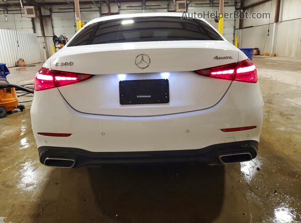 W1KAF4HBXPR123476 2023 MERCEDES-BENZ C White Вид ззаду