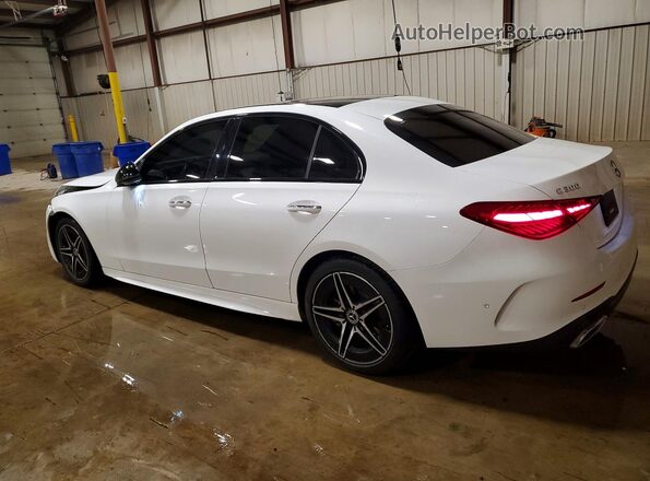 W1KAF4HBXPR123476 2023 MERCEDES-BENZ C White Задня ліва чверть