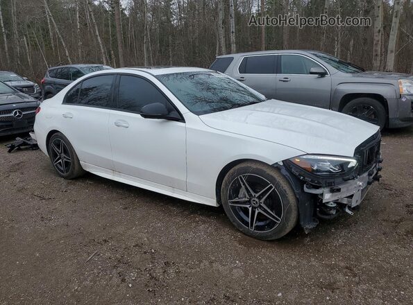 W1KAF4HBXSR248969 2025 MERCEDES-BENZ C White Delantero derecho